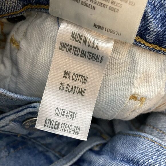 Citizens of Humanity Jeans COH Floral Tapestry Side Demy Cropped Flare Boho 29 - Picture 6 of 9